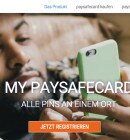 Screenshot: www.paysafecard.com