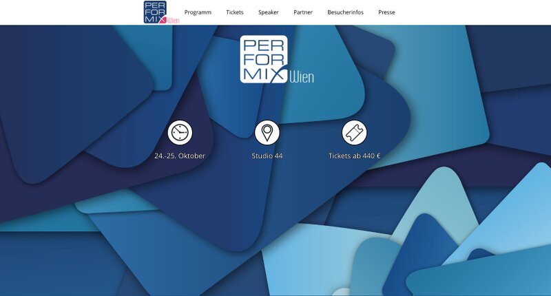 Screenshot: performix.wien