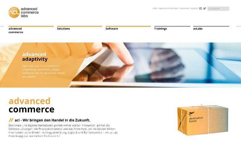 Screenshot: www.acl.at