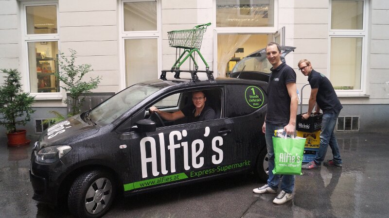 Die drei Alfie’s Gründer Gerald Michl, Thomas Ecker und Gunther Michl. (Bildquelle: Alfie‘s)